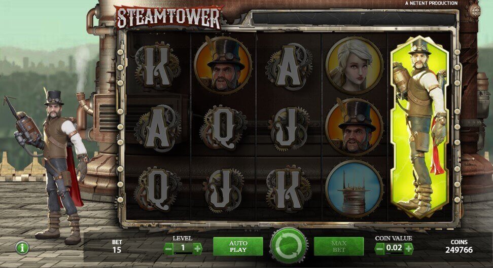 Steam Tower Spel proces