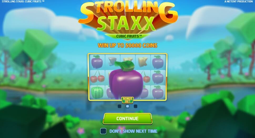 Strolling Staxx Spel proces