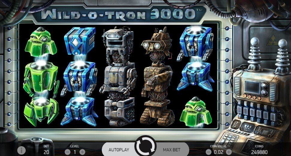 Wild O Tron 3000 Spel proces