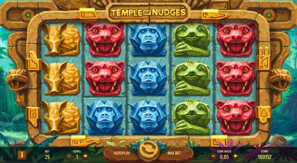 Temple of Nudges Spel proces