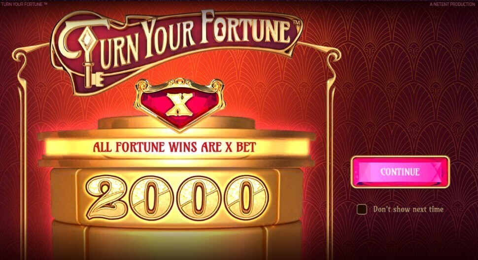 Turn Your Fortune Spel proces
