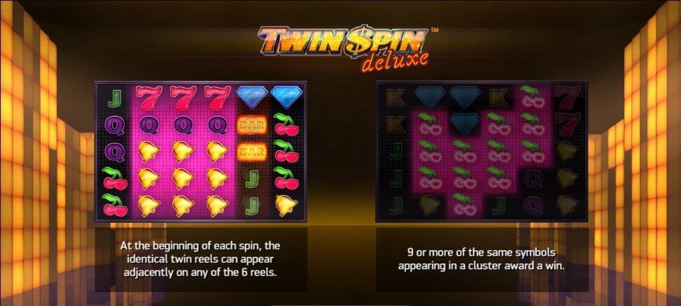 Twin Spin Deluxe Spel proces