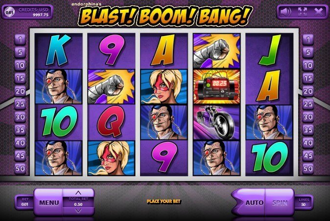 Blast Boom Bang Spel proces