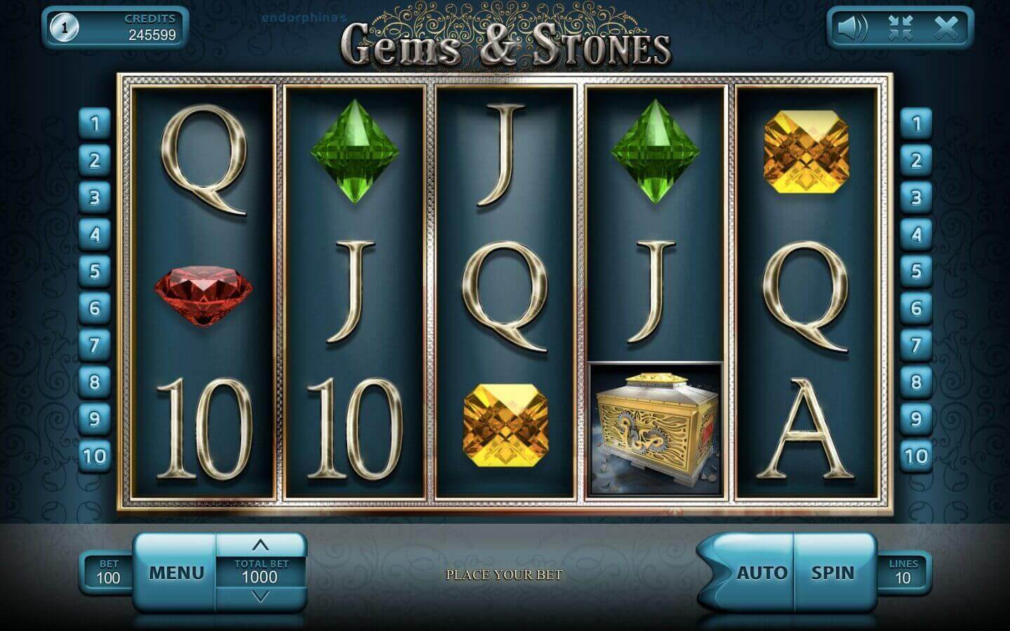 Gems and Stones Spel proces