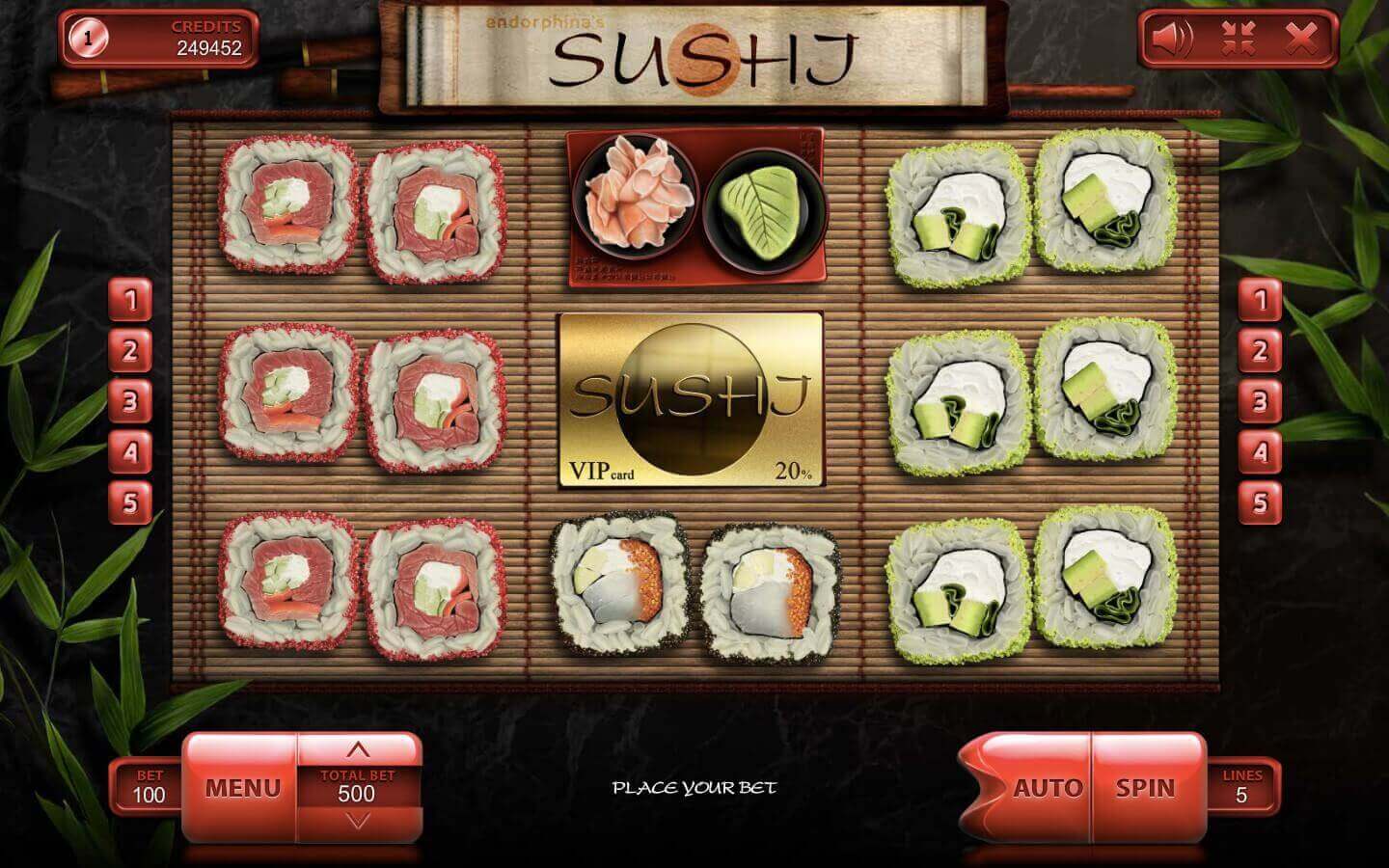 Sushi Spel proces