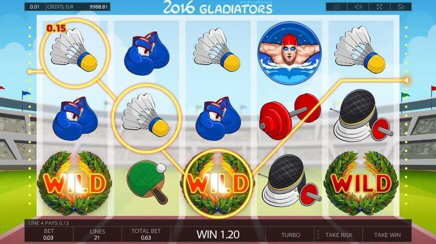 2016 Gladiators Spel proces