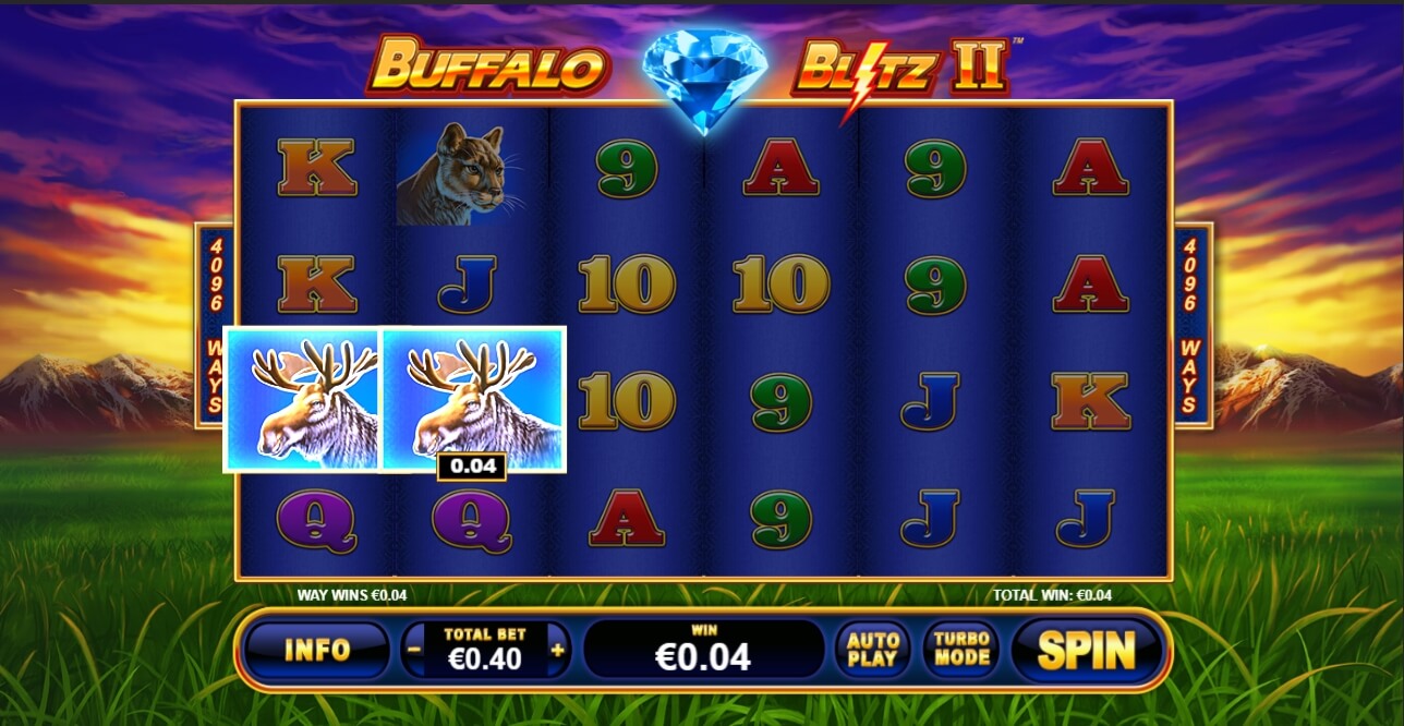 Buffalo Blitz II Spel proces