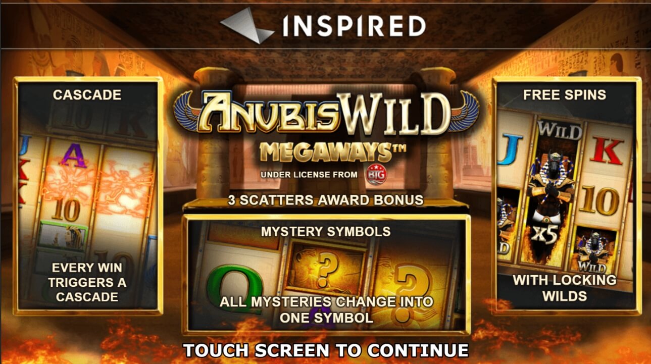 Anubis Wild Megaways Spel proces