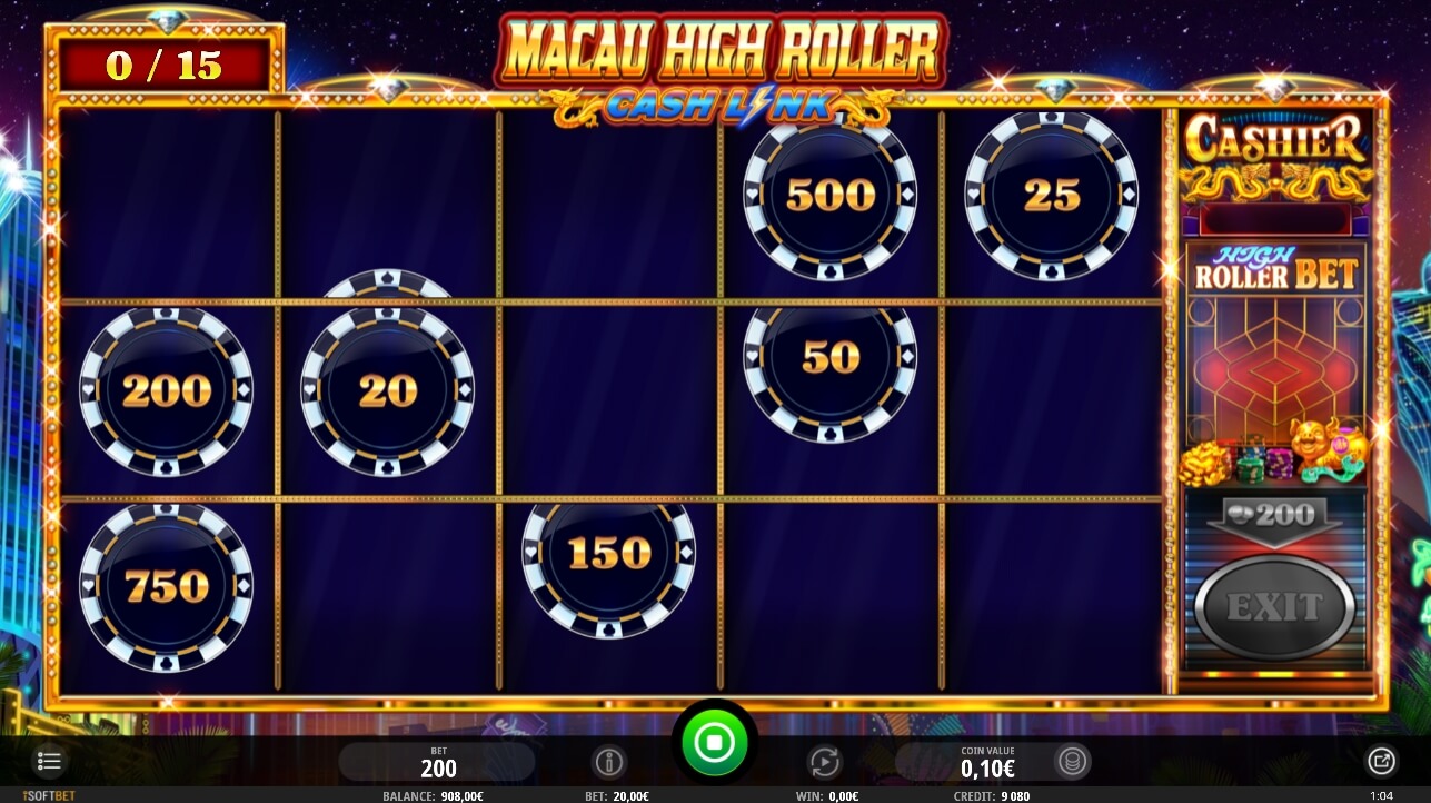 Macau High Roller Spel proces