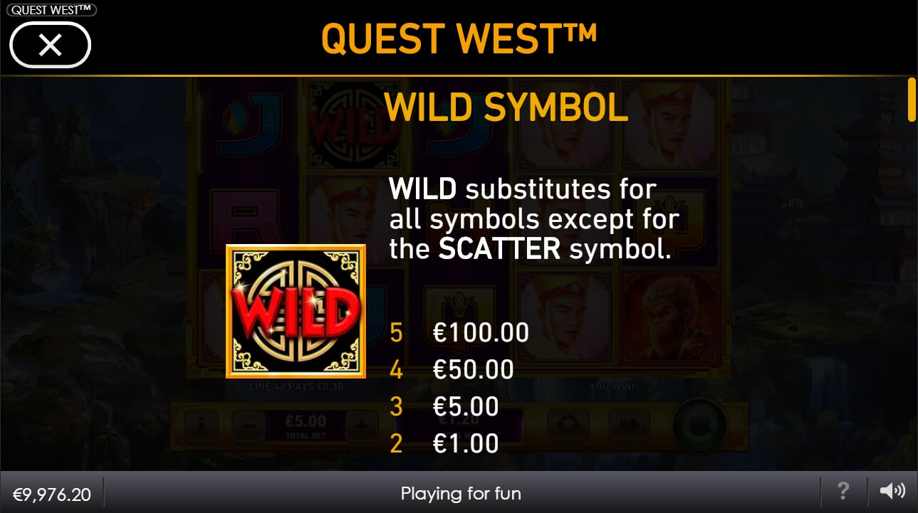 Quest West Spel proces