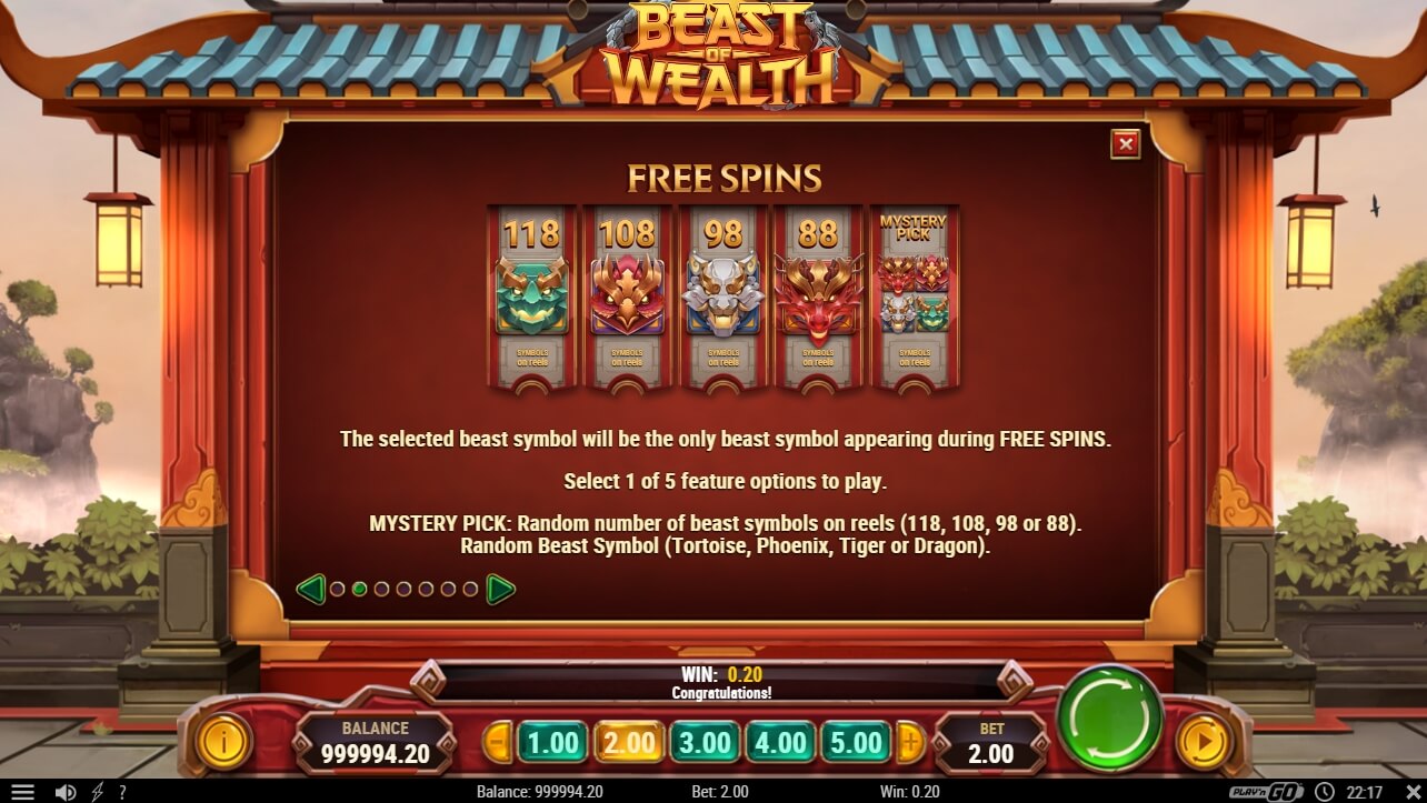 Beast of the Wealth  Spel proces