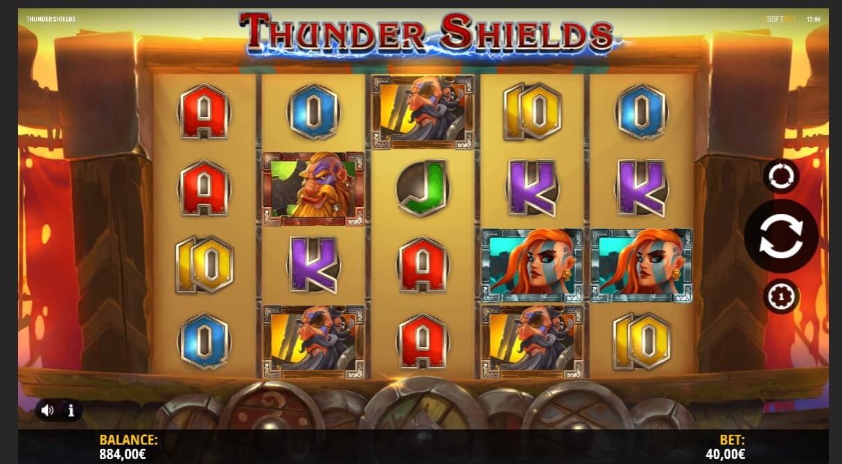 Thunder Shields Spel proces