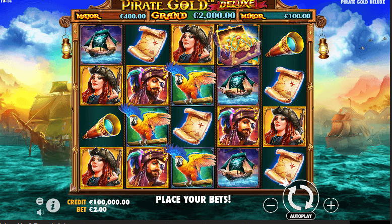 Pirate Gold Deluxe Spel proces