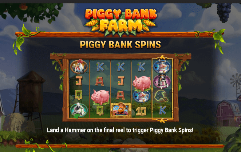 Piggy Bank Farm Spel proces