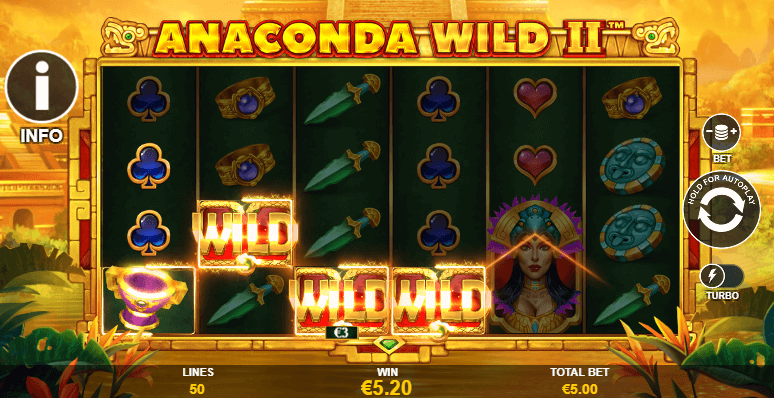 Anaconda Wild 2 Spel proces