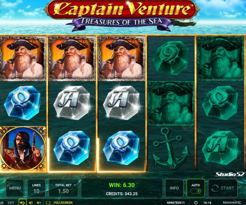 Captain Venture Treasures of the Sea Spel proces