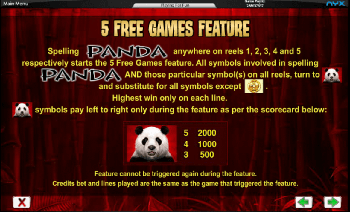 Wild Panda Spel proces