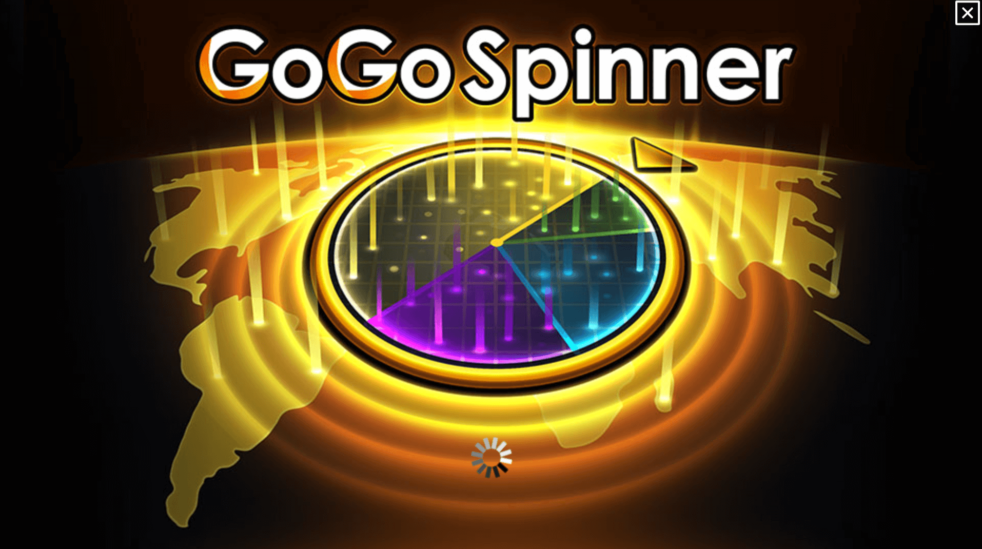 Go Go Spinner Spel proces