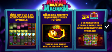 Mayan Multi Mayhem Spel proces