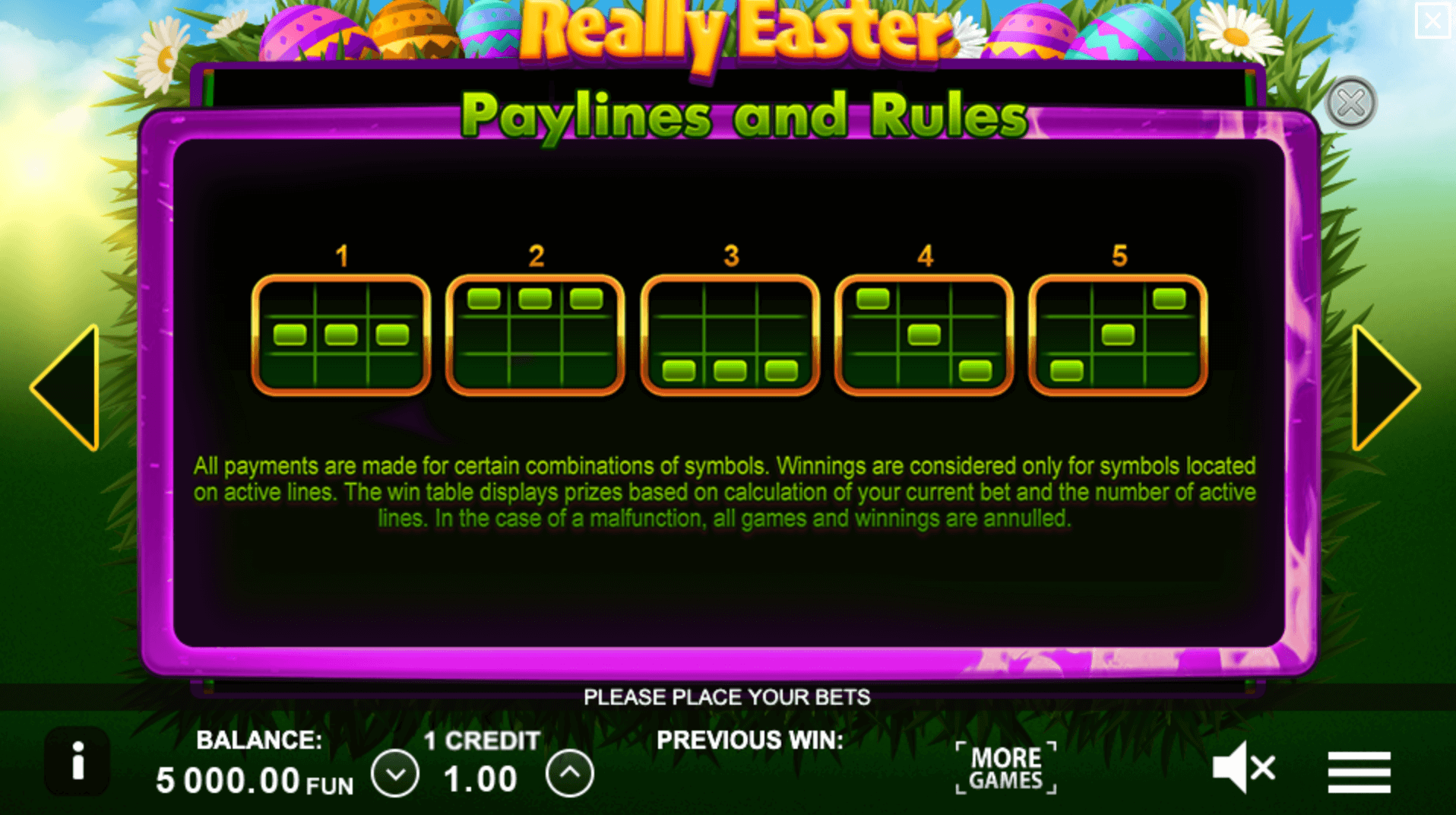 Really Easter Spel proces