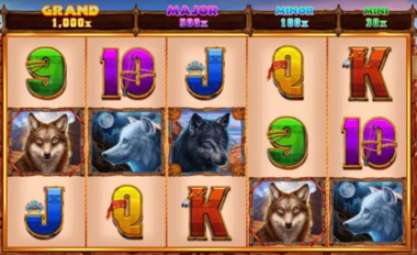Wolf Canyon Hold & Win Spel proces